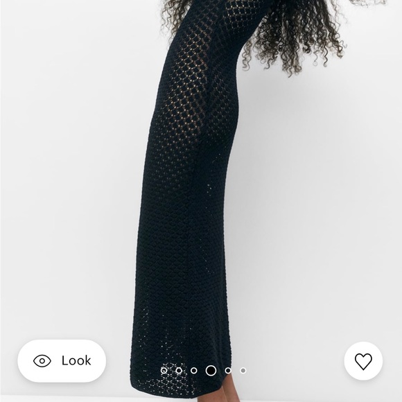 NWT Long Open Knit Dress - Picture 5 of 6